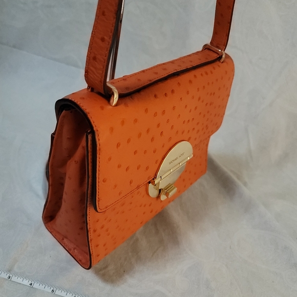 NWOT Michael Kors Ostrich Leather Shoulder bag - Picture 10 of 10